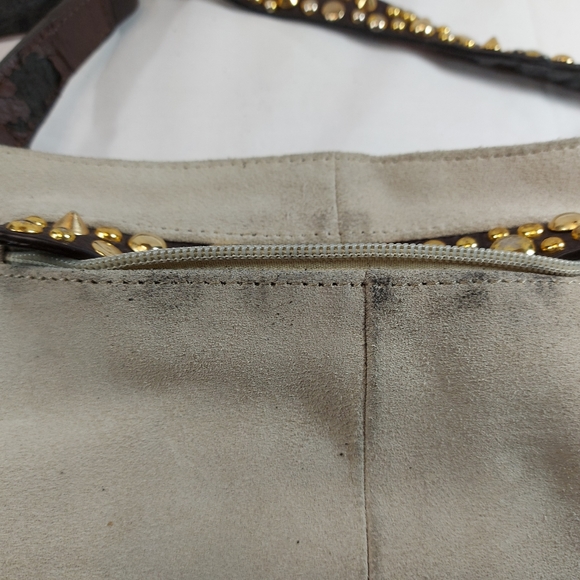 Lollipops Atelier Micro Suede Leather Hobo Purse Handbag - Picture 6 of 7